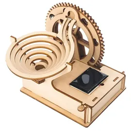 JAWSEU 3D Holzpuzzle, Murmelbahn 3D Puzzle Holz Modellbausatz Puzzles für Teenager und Erwachsene, 3D Puzzle Kugelbahn Holz Smart Games Geschenk Knobelspiele
