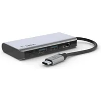 Belkin USB-C 4-in-1 Multiport Adapter, grau