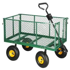 SPRINGOS Bollerwagen Handwagen grün