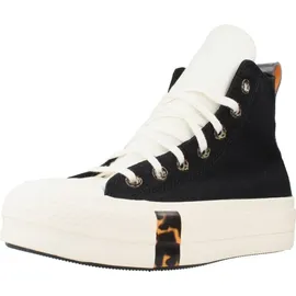 Converse Chuck Taylor All Star Lift Platform Tortoise Damen Schwarz 37
