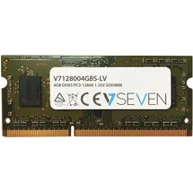 V7 V7128004GBS-DR-LV 4 GB Ddr3 1600mhz Ram - Black