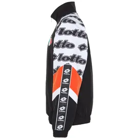 lotto Herren, Trainingsjacke Sportjacke loose fit, 1325017 schwarz, - im Retrodesign (Calcio '93)