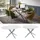 Vicco Esstisch Loyd, 120 x 76.5 cm ausziehbar