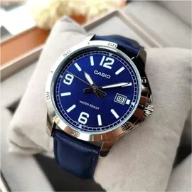 Casio analog MTP-V004L-2BUDF (A1741) - Silber/Dunkelblau