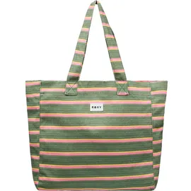 Roxy Anti Bad Vibes Strandtasche Baumwolle Green