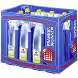 12x 0,75l Kasten Franken Brunnen Lemon Medium 12x0,75l - MEHRWEG - mit Kasten