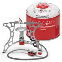 Evocamp Mini-Gaskocher 3.2 kW mit Piezo-Zünder, + 1 Kartusche