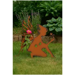möbel direkt online Gartendekoration mit Pflanztop Elfe knieend