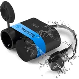 Nous Gartensteckdose 16A IP44 Weiß