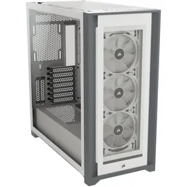 Corsair iCUE 5000X RGB TG (ATX, mATX, Mini-ITX, E-ATX), PC Gehäuse, Weiss