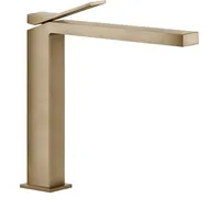 GESSI Rettangolo K Waschtisch-Einhebelmischer ohne Ablaufgarnitur, - warm bronze