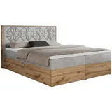 MKS Nessi 180 x 200 cm H4 Hellgrau
