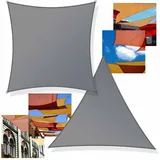 toboli Sonnensegel Dreieck 4,2x4,2x6m Windfester Sonnenschutz Uv 30+ Für Garten, Terrasse Balkon