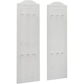 Home Affaire Garderobenpaneel Finca 2er-Set Weiß