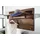 Massivmoebel24 Wandgarderobe Sheesham 100x32x60 rot-braun gebeizt Toronto 146
