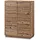 Aileenstore Highboard Eyecatcher Kommode mit Push-To-Open-System