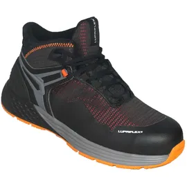 Lupriflex Sicherheitsstiefel Techno Mid S3 SR Gr.44, 5-550-44 - Schwarz/Orange - 44