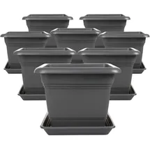 Centi Udo 40 x 40 x 33 cm Schwarz Komplettset