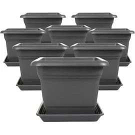 Centi Udo 40 x 40 x 33 cm Schwarz Komplettset