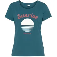 VIVANCE Kurzarmshirt Damen petrol Gr.44/46