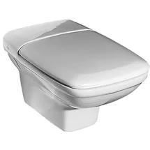 Geberit Cavelle WC-Sitz ohne Absenkautomatik, Befestigung vorne, weiß/glänzend 574720000
