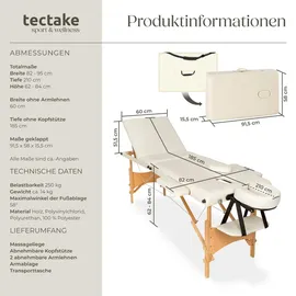 Tectake tectake® Massageliege