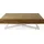 WFL GROUP Couchtisch Cavetta U Braun Eiche 120-200 x 80 x 27-76 cm