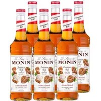 Monin Sirup Cinnamon Roll 700ml - Cocktails Milchshakes (6er Pack)