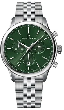 Maurice Lacroix Herrenuhr 1975 Quartz 751038-SS002-630-1 - silber