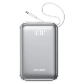 Joyroom JR-PBF29 20000mAh 22,5W Powerbank mit Doppelkabel Weiß