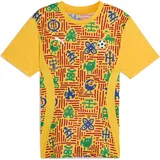 Puma Ghana 24/25 Vor Dem Spiel Kurzarm-t-shirt - Yellow Sizzle Intense Red - XL