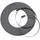 Justus Ofenrohrrosette Stahl 100 mm grau