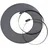 Justus Ofenrohrrosette Stahl 100 mm grau