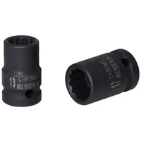 KS Tools 3/8" 12-kant-Kraft-Stecknuss, kurz, 20 mm