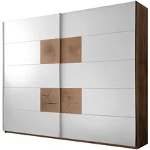 SchlafKONTOR Schwebetürenschrank Capri 270 x 225 x 60 cm Beige