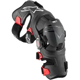 Alpinestars RK-7 Plasma Knie Orthesen - Schwarz/Rot