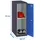 simonlocker montadas Dism.mini+ban Schließfach 915x400x500 mm - Anthracite / Blue - One Size