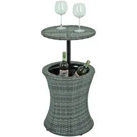 Garden Pleasure Mumbai Gartentisch Ø 45 x 85 cm dunkelgrau