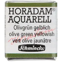 Schmincke Horadam Aquarell 1/2 Näpfchen 1 St. Olivgrün Gelblich