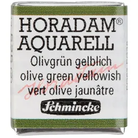 Schmincke Horadam Aquarell 1/2 Näpfchen 1 St. Olivgrün Gelblich