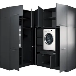 laundreezy Mehrzweckschrank-Set 218 x 238 x 68 cm Grau