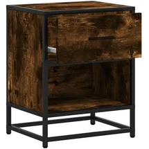 vidaXL Nachtschrank Räuchereiche 40 x 31 x 50 cm Braun