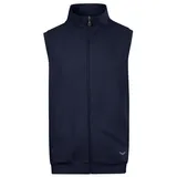 TRIGEMA Steppweste »TRIGEMA Weste aus bequemem Sweat-Material«, (1 tlg.), blau