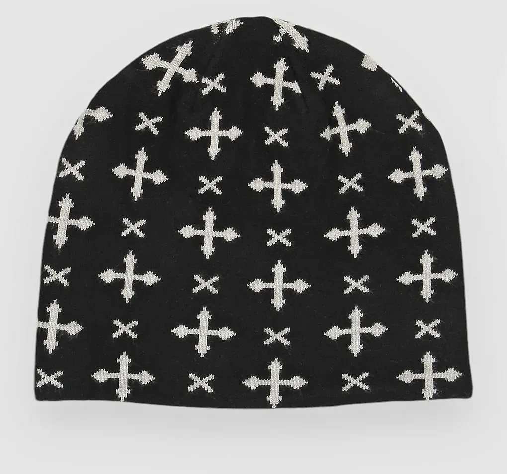 Sheisty Cross Reversible Skully Beanie black Gr. Uni