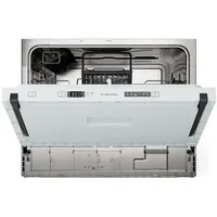 Klarstein UV 6 Secret Einbau-Geschirrspüler (450 mm breit, Weiß)