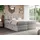 MKS Boxspringbett GOLD-10 KING 160/200 Hellgrau Velvet - H4