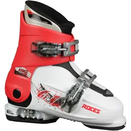 ROCES Idea UP Kinder Skischuhe Weiß/Rot/Schwarz 30
