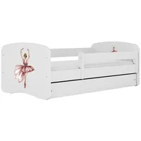 Raumhirsch furniture Kinderbett, Weiß, Holzwerkstoff, Holzwerkstoff, 1 Schubladen, 80x160