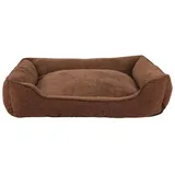 lionto Hundebett meliert braun L