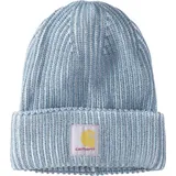CARHARTT Rib Knit Mütze Blau
